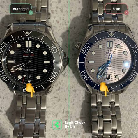 omega seamaster original vs fake|omega seamaster authenticity check.